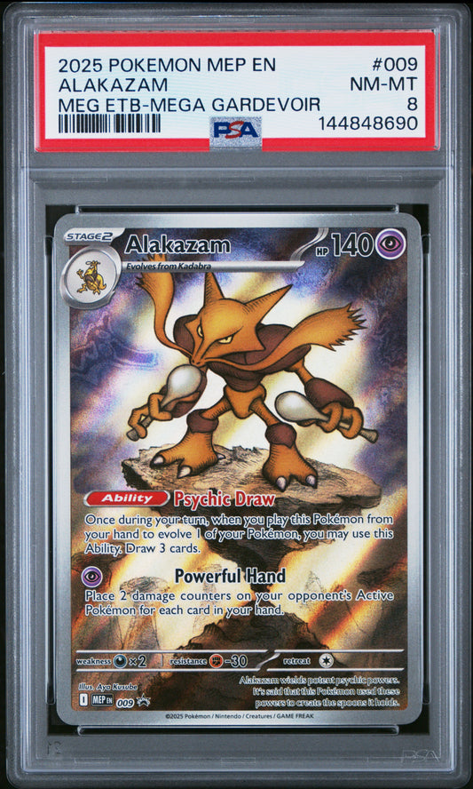 Alakazam - #009 Promo - PSA 8