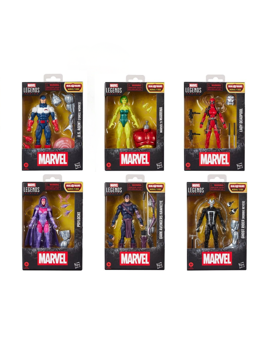 Marvel Legends Series Box (Roger Bochs), Build-A-Figure (6 Figure Set)