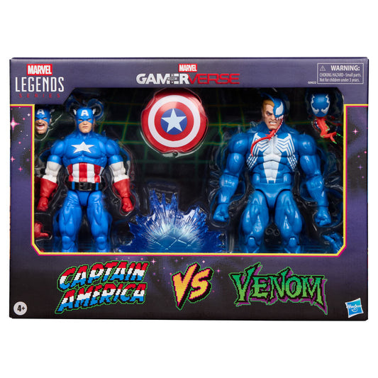 Marvel Legends Series Gamerverse Captain America vs. Venom