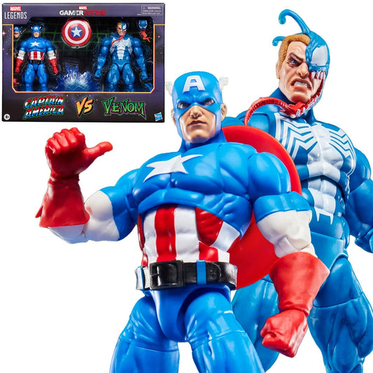 Marvel Legends Series Gamerverse Captain America vs. Venom