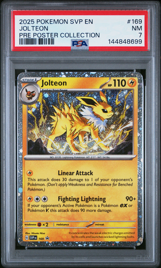 Jolteon - #169 (Cosmos Holo) - PSA 7
