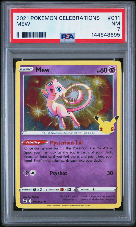Mew - 011/025 - PSA 7
