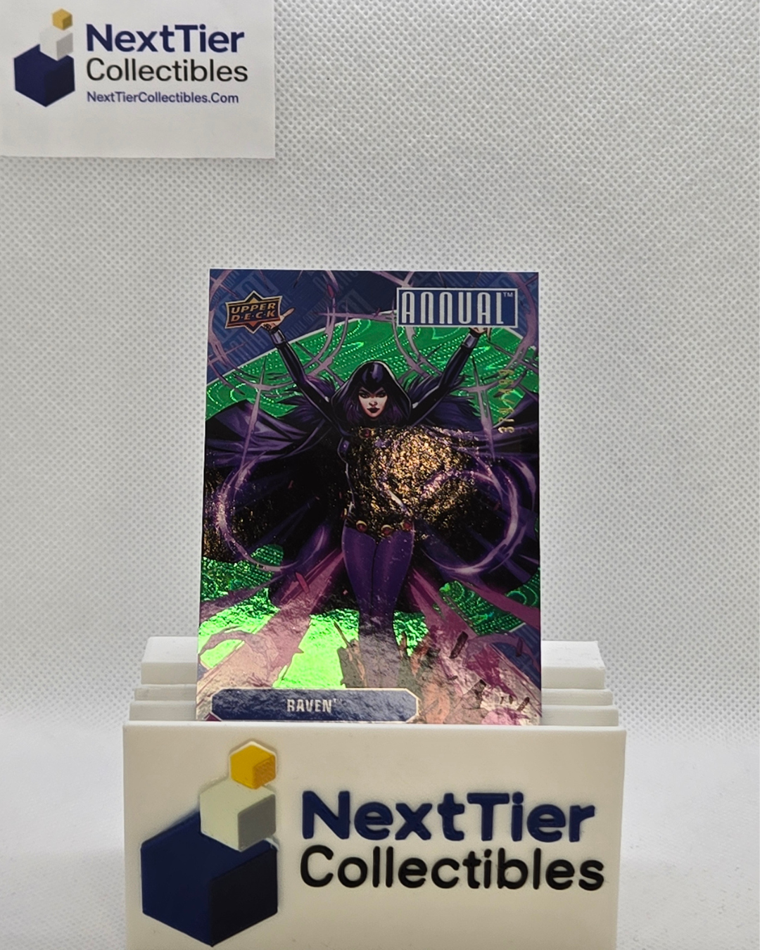Raven - #61, Green Parallel, Serial Numbered #379/499 - 2023-2024 DC Annual