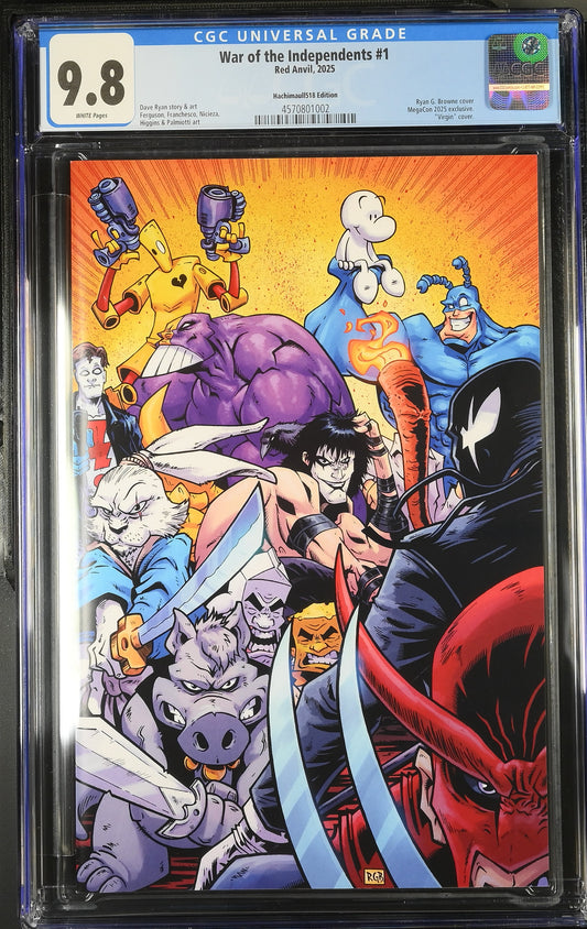 War of the Independents #1 - Hachimaull518 Variant Cover - CGC 9.8