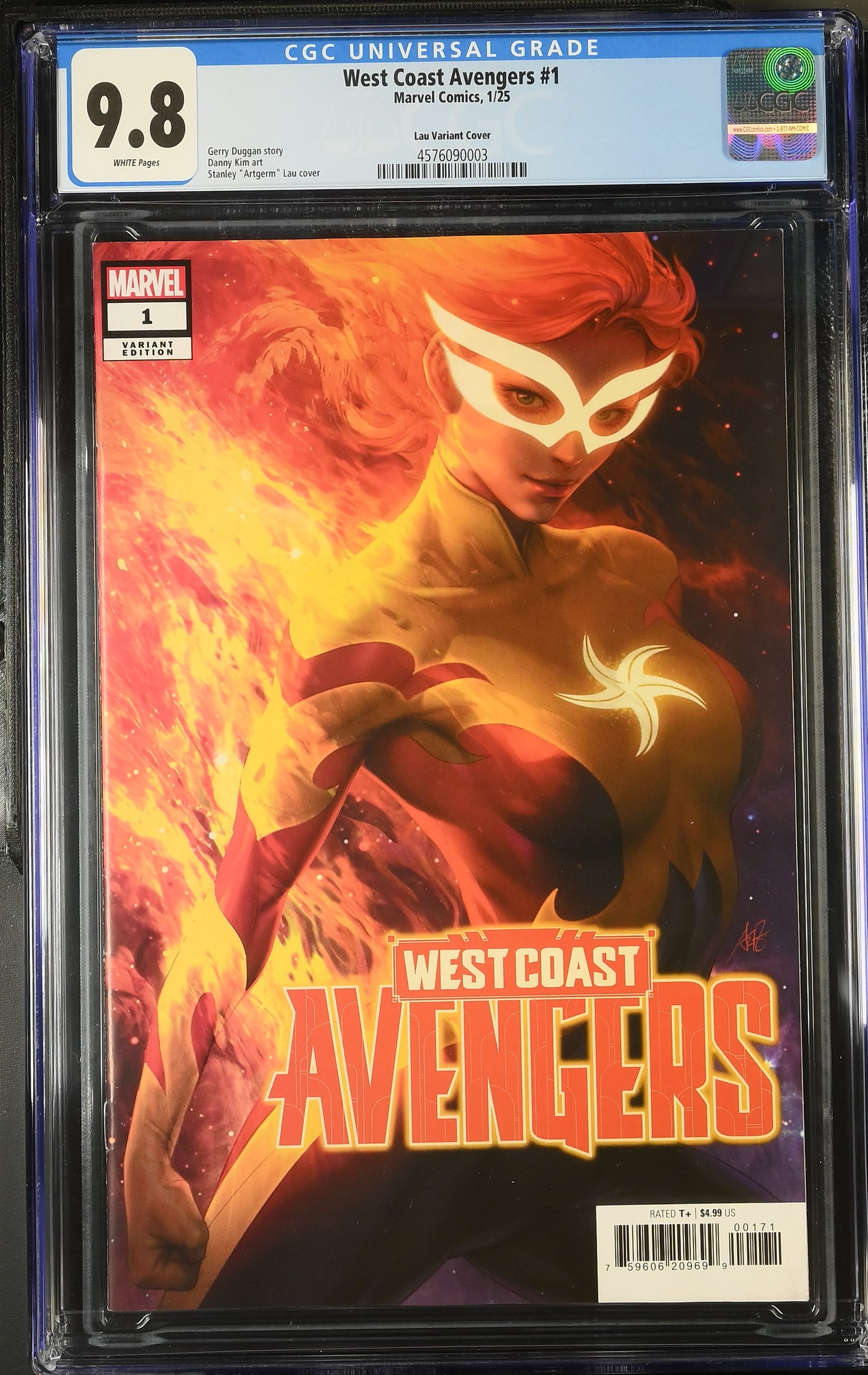 West Coast Avengers #1 - Lau Variant Cover - CGC 9.8