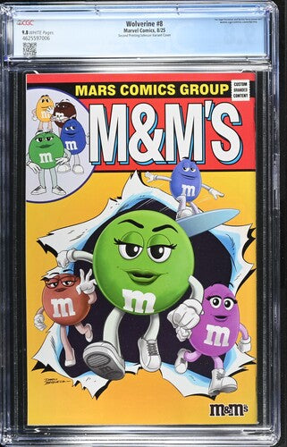 Wolverine #8 - Second Printing Johnson Variant Cover - CGC 9.8